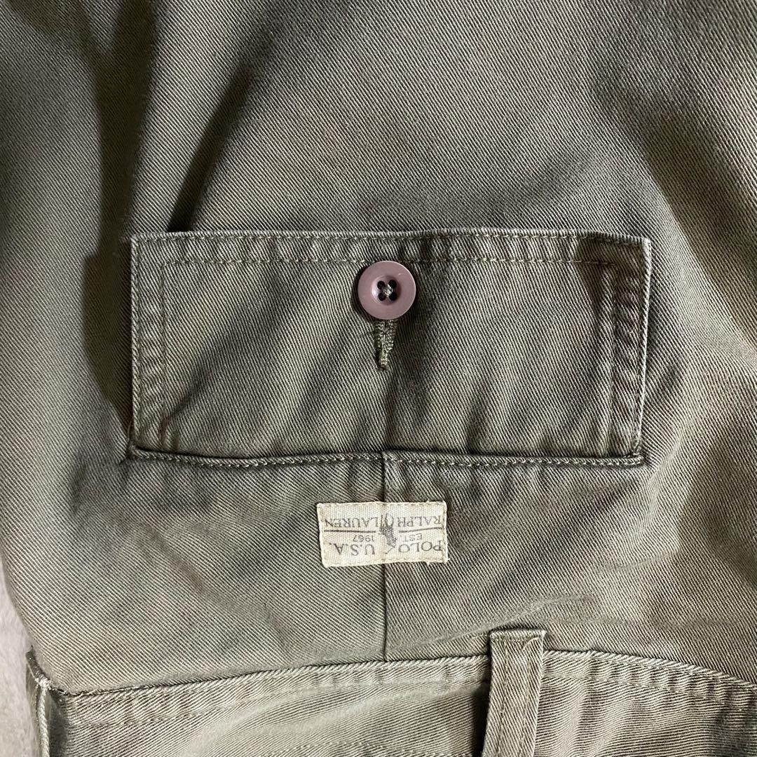 90'sポロバイラルフローレンTARPOONカーゴショーツ ハーフパンツ