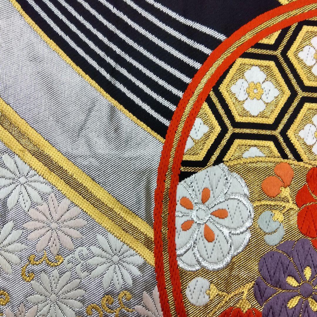 本日のタイムセール - ホットプレート / ホット 袋帯 六通 菊 七宝花菱 鳳凰 24M436f 着物・浴衣