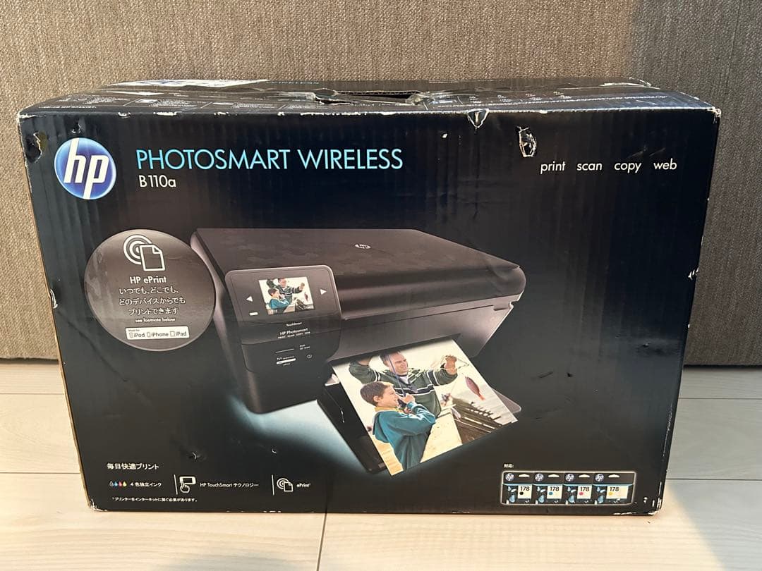 価格は安く 【未開封】HP PHOTOSMART WIRELESS B110A CN248 PC周辺機器
