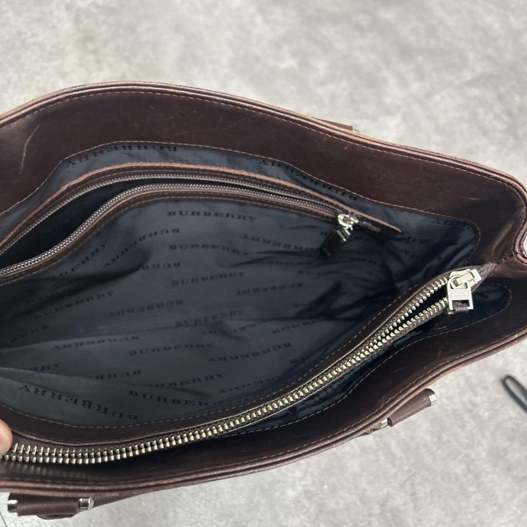 BURBERRY チェック柄トートバッグ