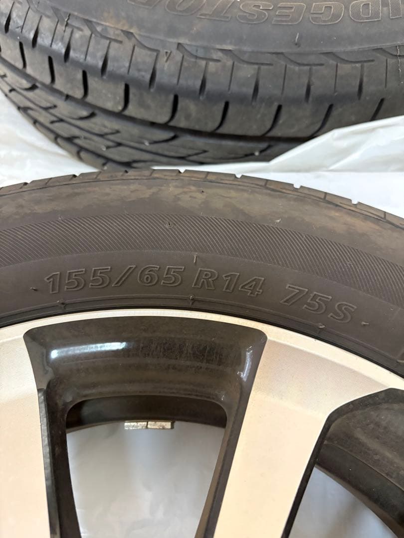 NBOX 14インチ タイヤ ホイールセットHonda BRIGHTFACE_UK