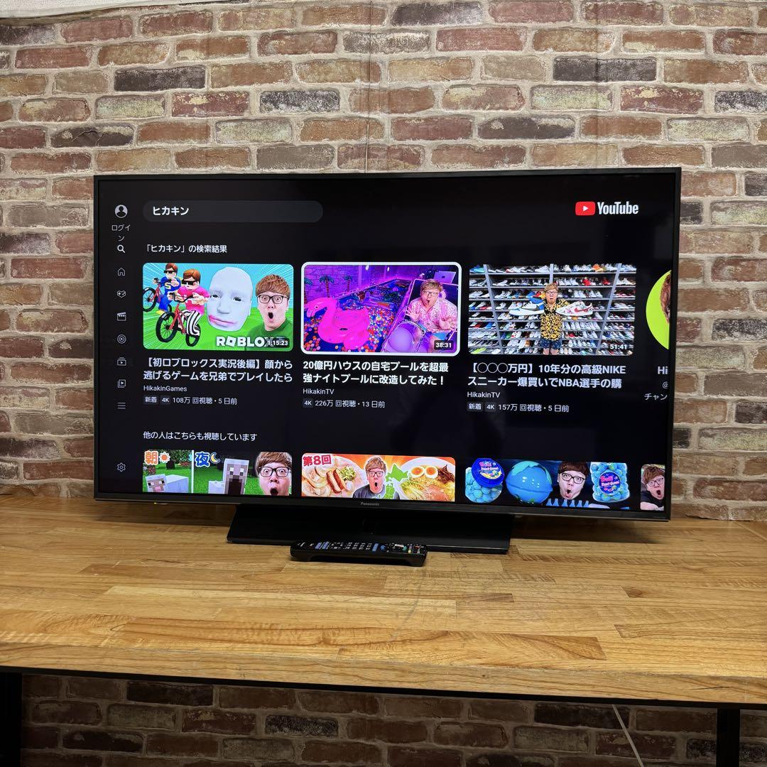 パナソニック 49V型 4K 液晶テレビ スマートビエラ TH-49HX850 概要 4K液晶テレビ TH-49HX850 | テレビ（ビエラ） | Panasonic