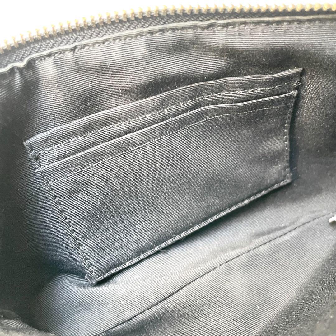 コーチ COACH リストレットポーチ シグネチャー レザー コーナージップ