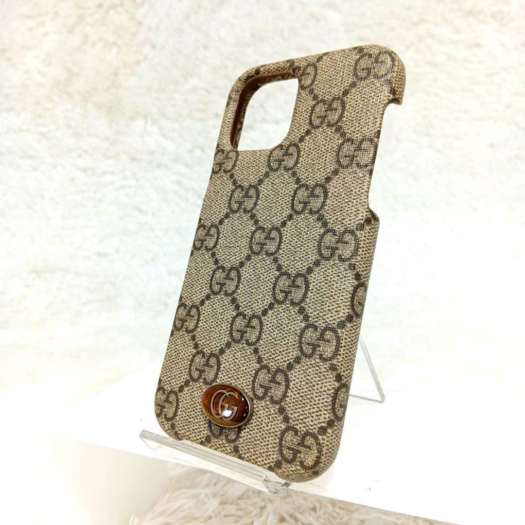 GUCCI iPhone12Pro アイフォンケース GG柄 PVC - メルカリ
