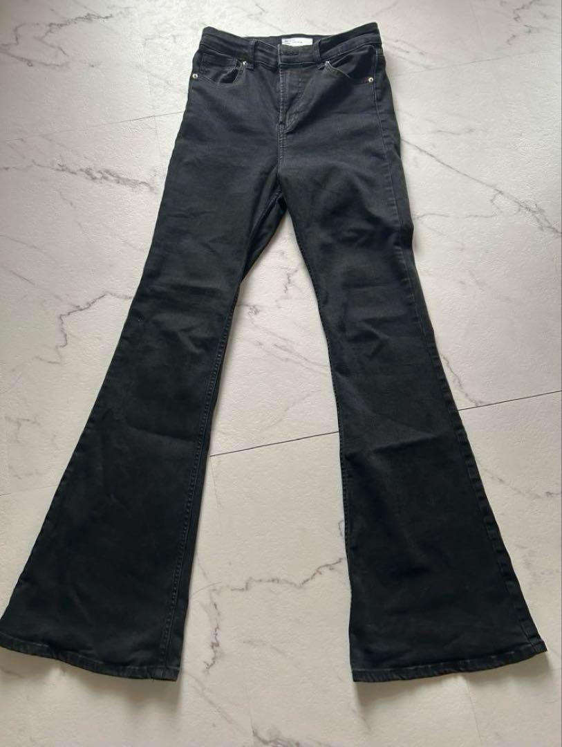 【Bershka】rickowens bolan 似 ブーツカットデニム 希少