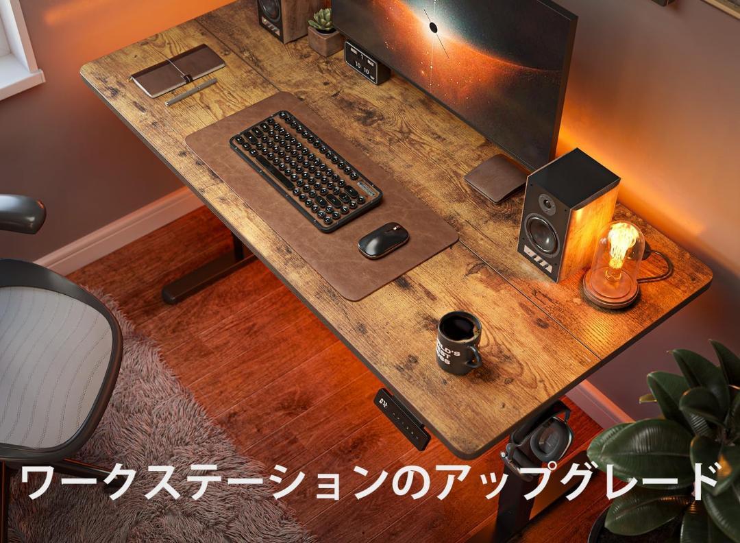 【新品未使用】昇降式デスク 電動 スタンディングデスク オフィスワークテーブル