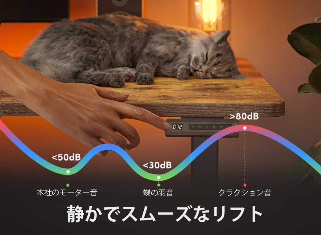 【新品未使用】昇降式デスク 電動 スタンディングデスク オフィスワークテーブル