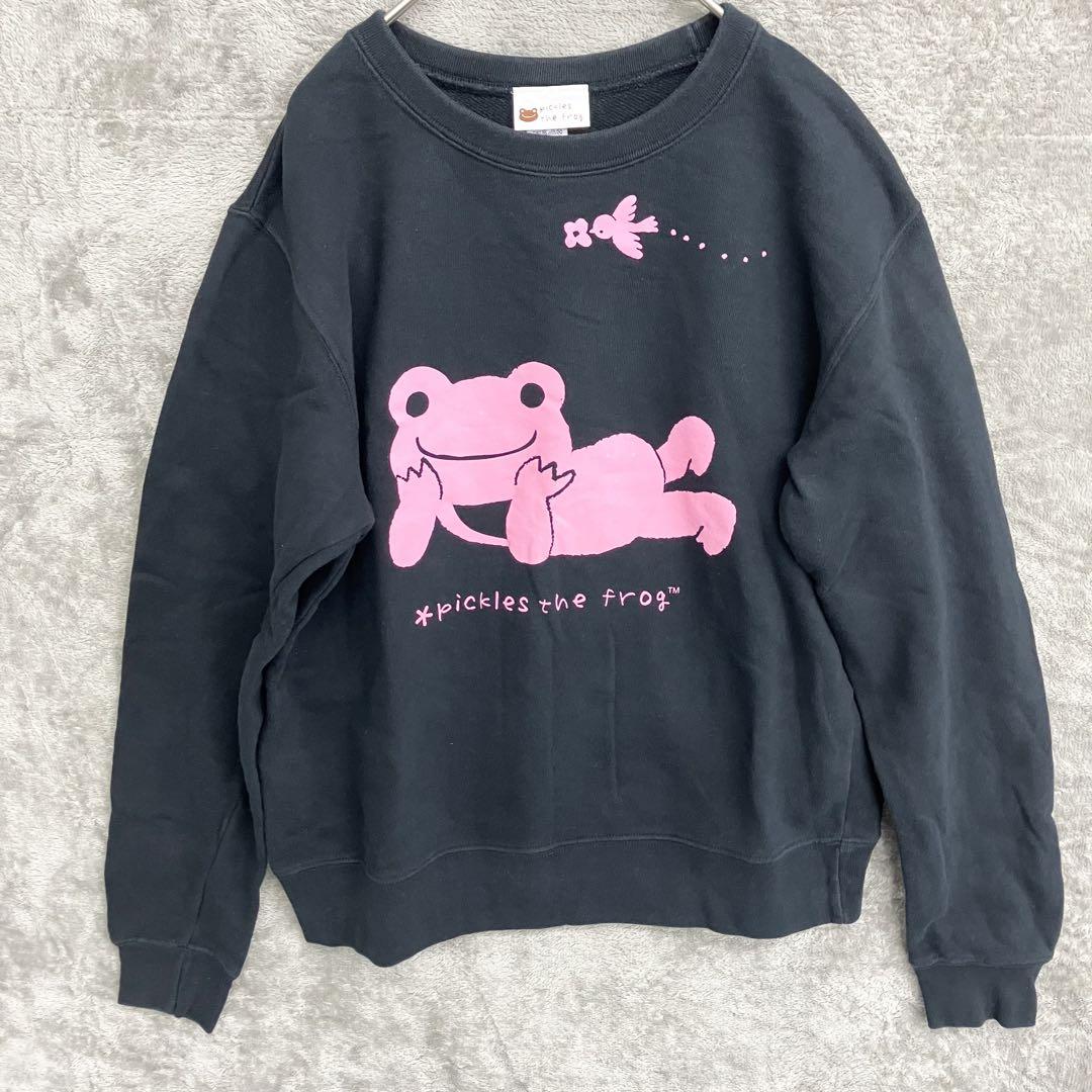 a89 pickles the frog 春夏秋冬レディーススウェット