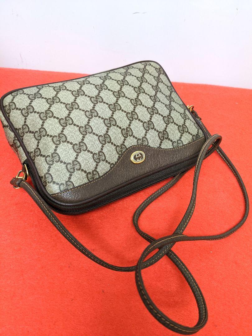 美品 極希少 Gucci GG柄ビンテージショルダーバッグ ポシェット 2way