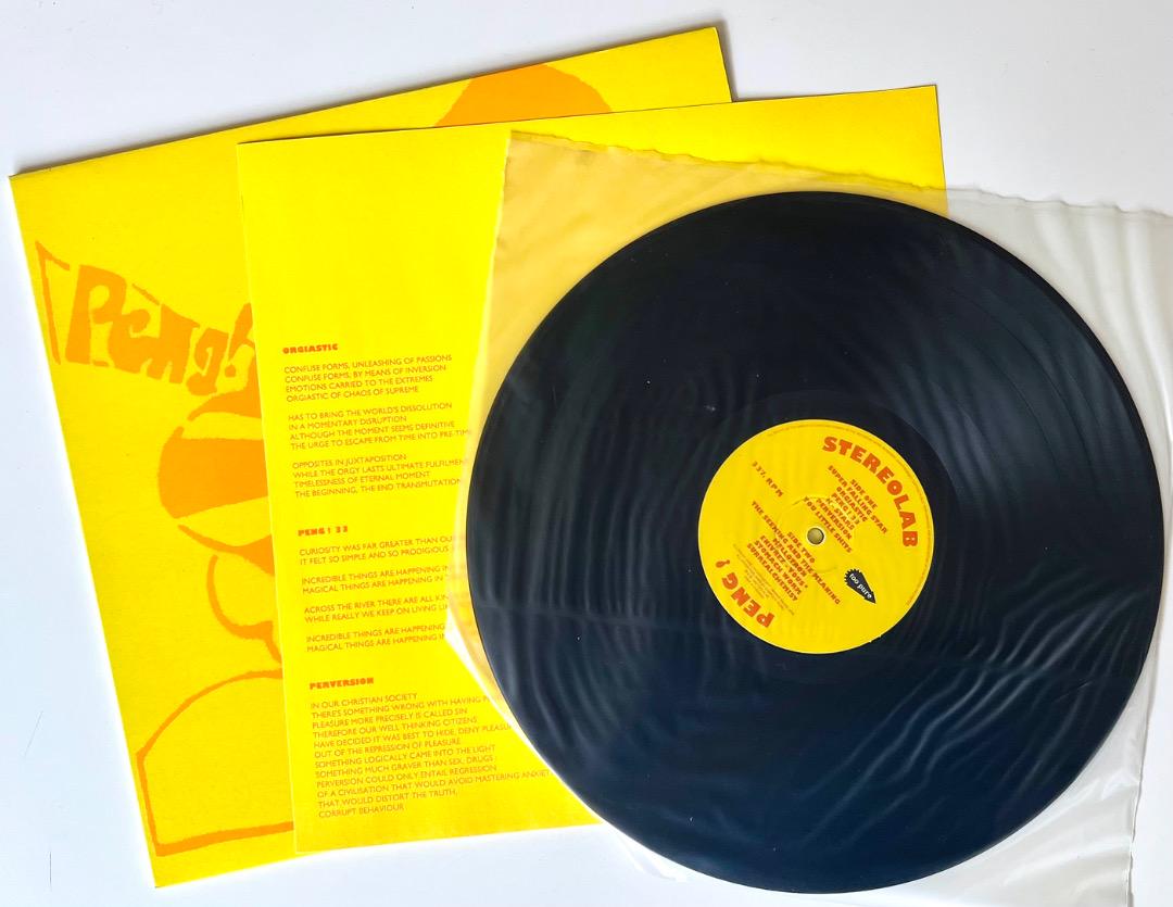【LP/UKオリジナル盤】Stereolab Peng! ステレオラブ 美品