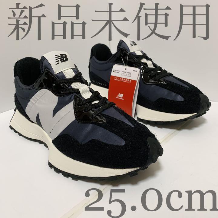 02 【新品】WS327 ニューバランス NewBalance 黒 グレー 25 02 【新品】WS327 ニューバランス NewBalance 黒 グレー 25