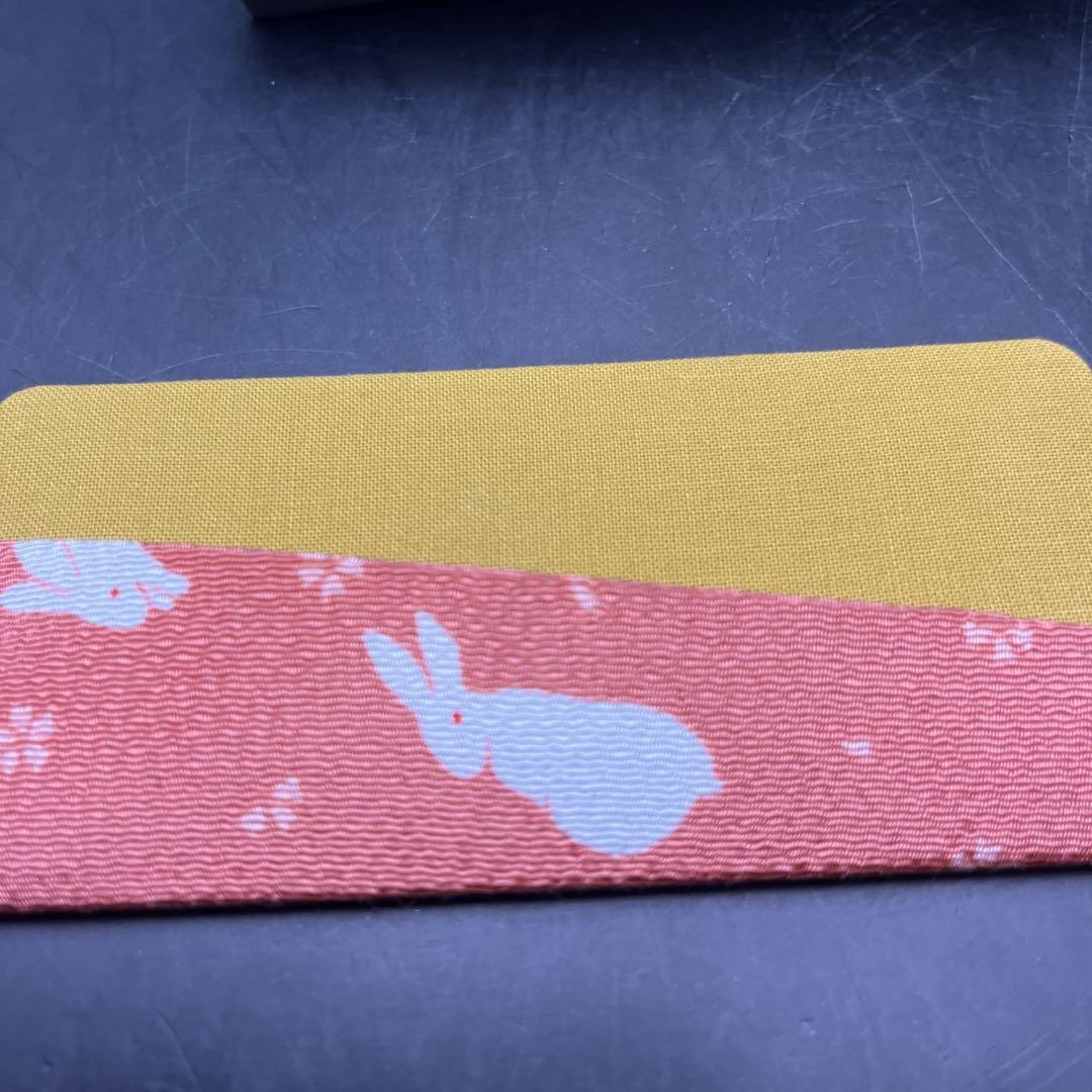 特価商品  桜蒔絵 半月（大）霞（朱） ケース うさぎ（ピンク） 小物