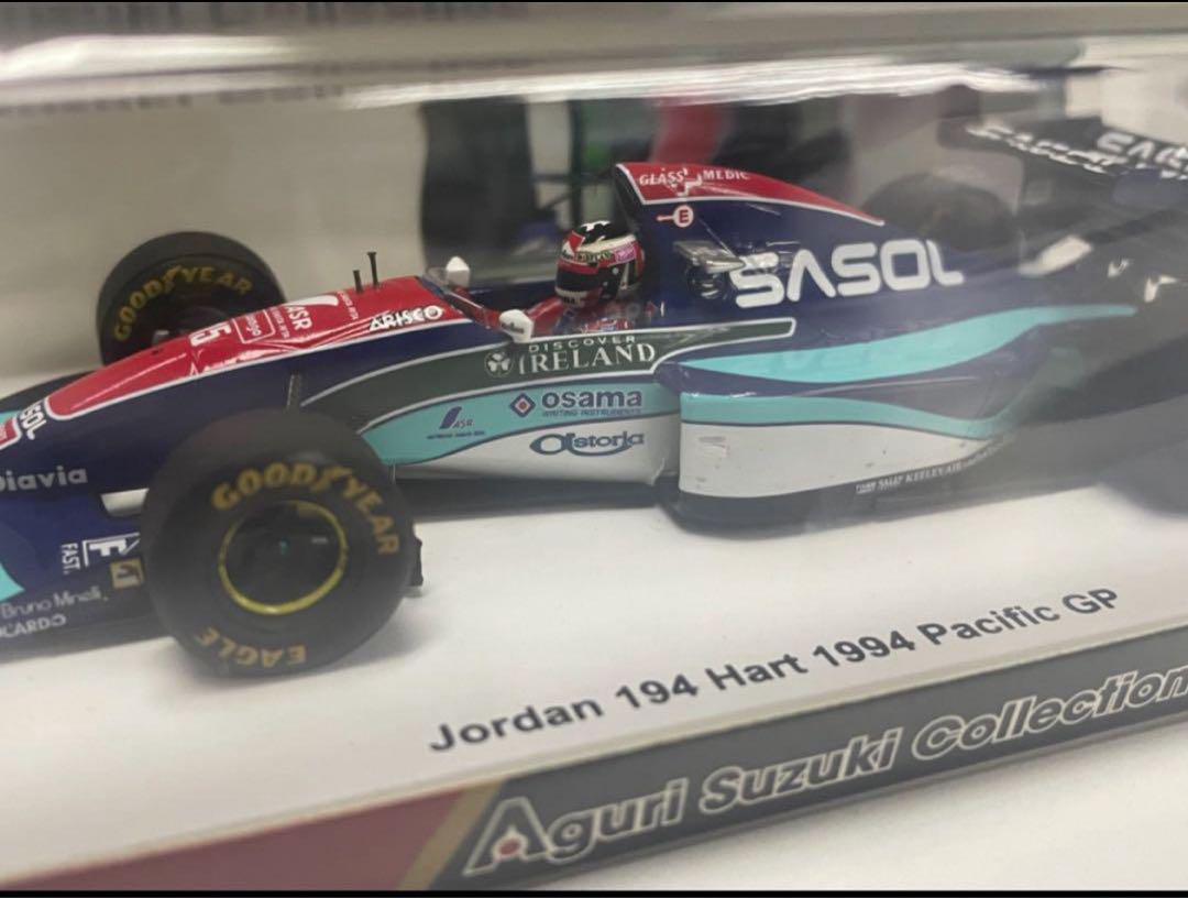 Jordan 194 Hart 1994 Pacific GP ミニカー レーシングオン特注 スパーク 1/43 ジョーダン 194 ハート 1994
