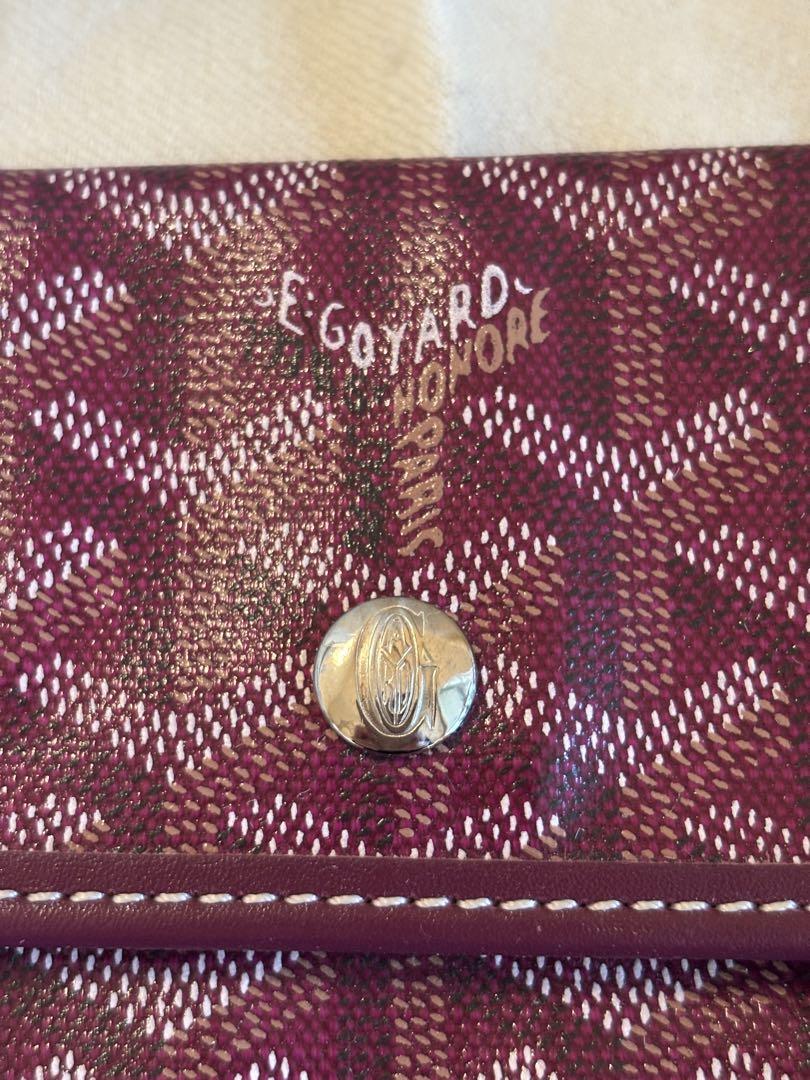 まめ　ゴヤールGOYARDサンルイPMボルドー　美品