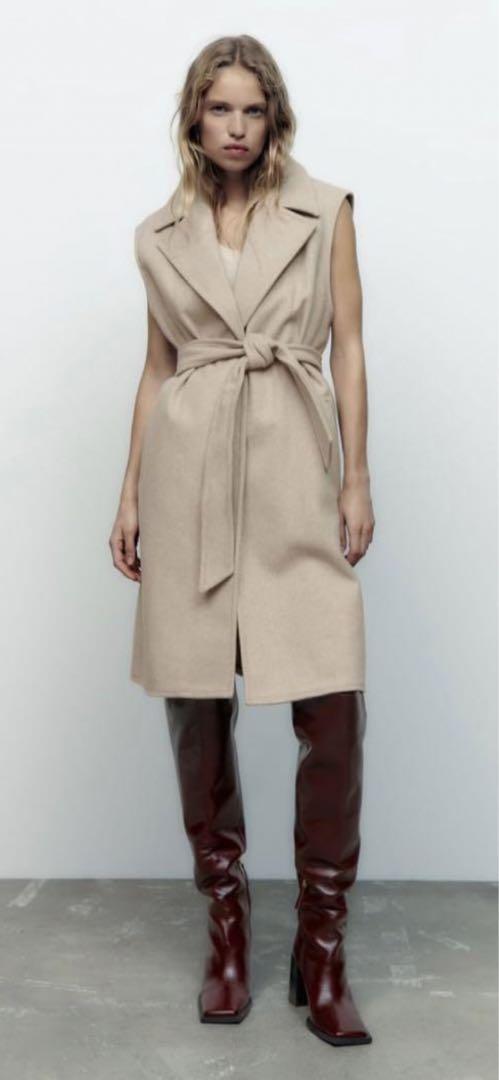 福袋セール ZARA メルカリ - 新品未使用タグ付き ソフトベルトベスト トップス