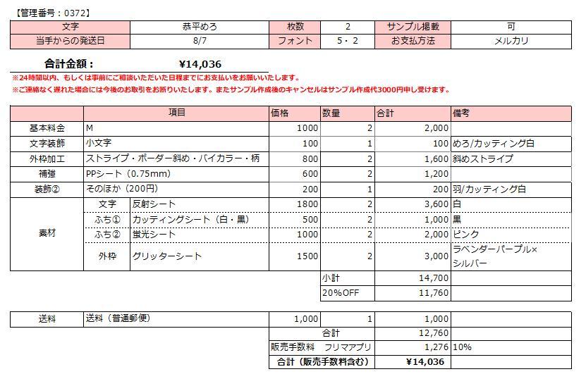 K様専用ページ うちわ文字オーダー - メルカリ