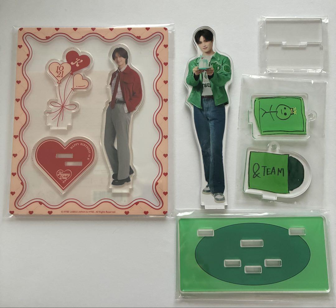 &TEAM ケイ　HAPPY K DAYバースデー アクスタ　トレカ グッズ &TEAM Happy Day K ケイ センイル バースデー アクスタ - メルカリ