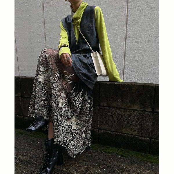 2023新作登場 Ameri LULA TULLE EMBROIDERY SKIRT oICKv-m41678416770 最安値通販