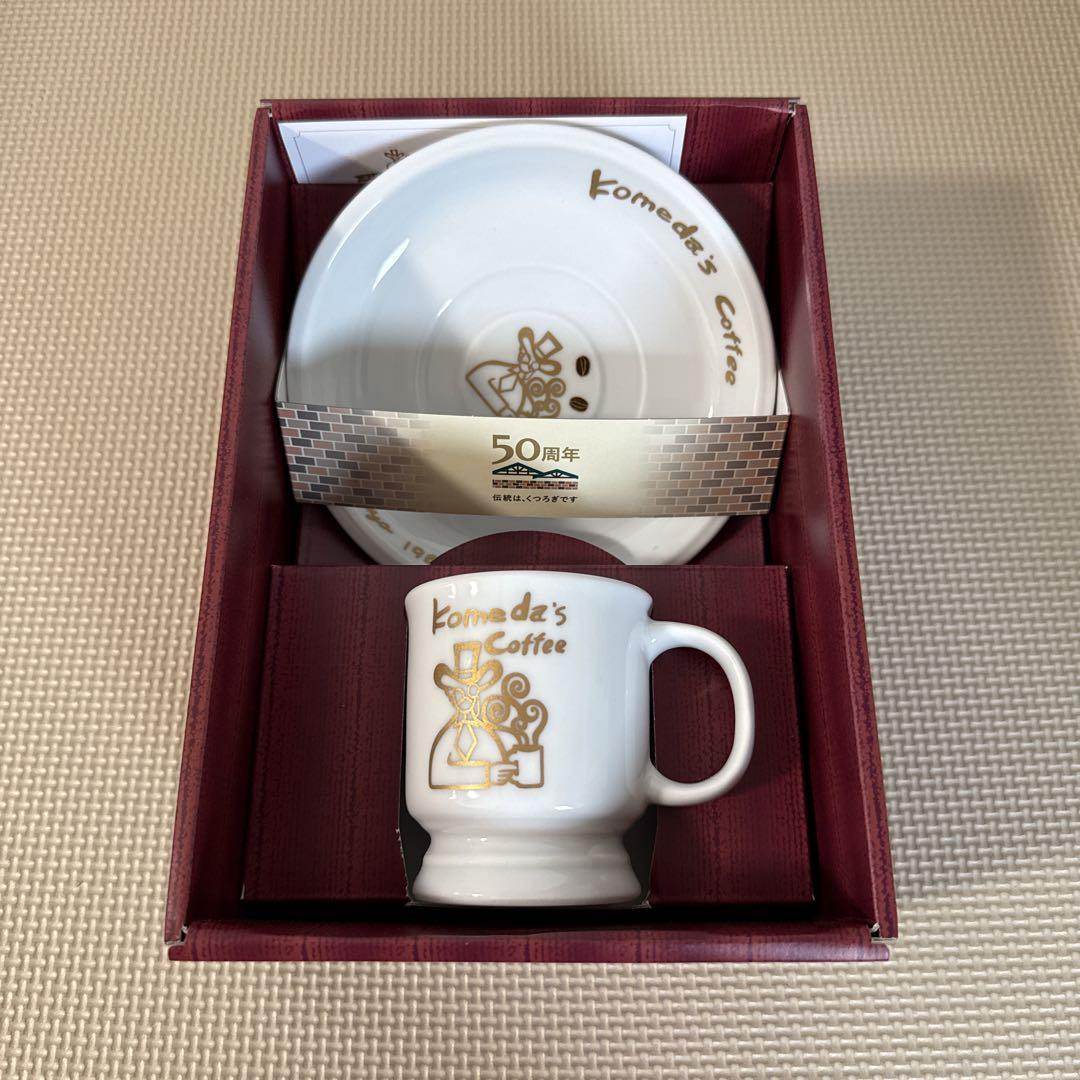 【新品未使用】Komeda's Coffee 50周年記念マグカップセット