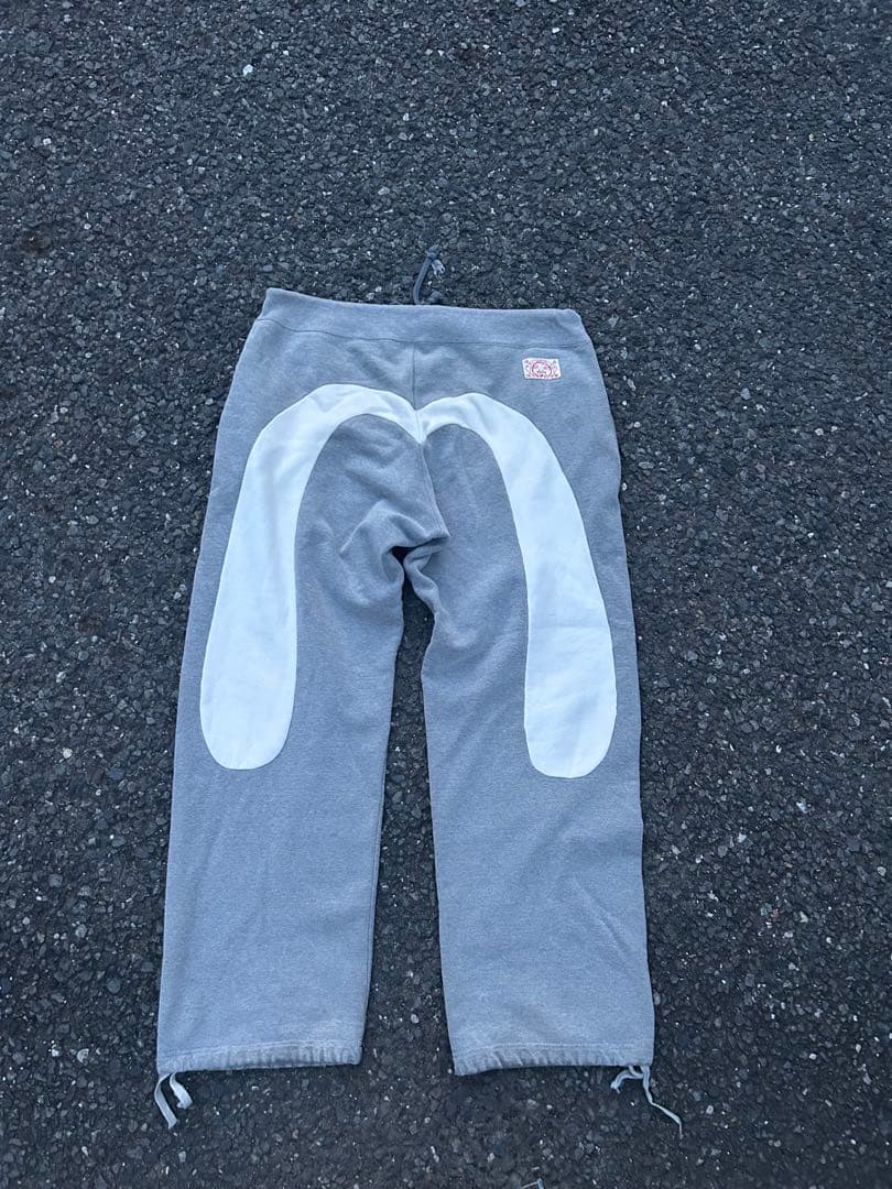 evisu グレー スウェットパンツ
