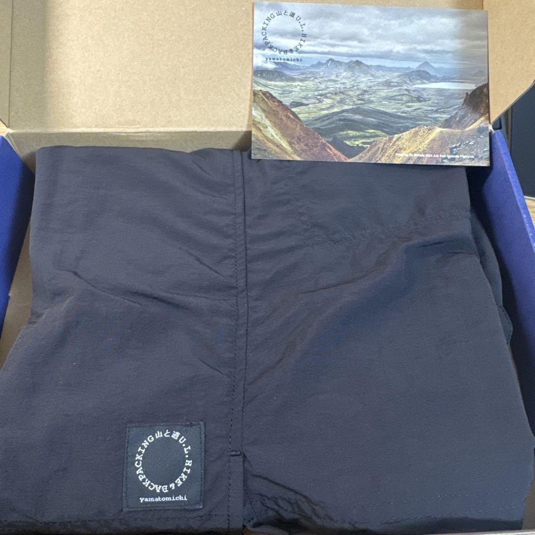 【新品】5-Pocket Long Shorts Black Lサイズ 山と道