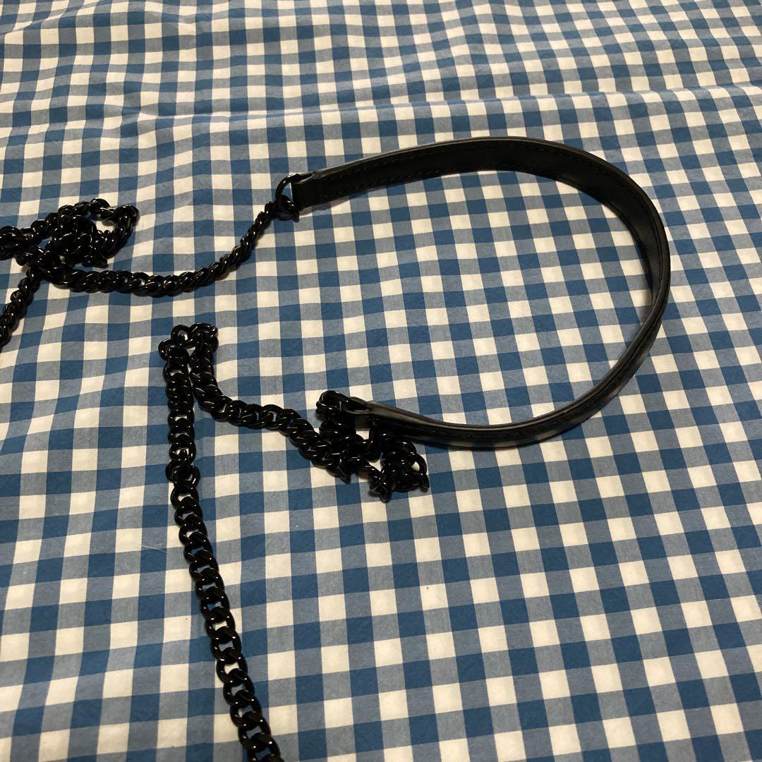 Tory Burch トリーバーチ 黒 ビーズ装飾 ショルダーバッグ