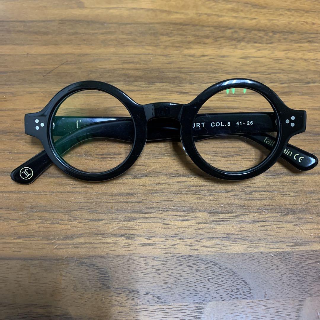 Lescas Lunetier RT COL.5 ブラックメガネ