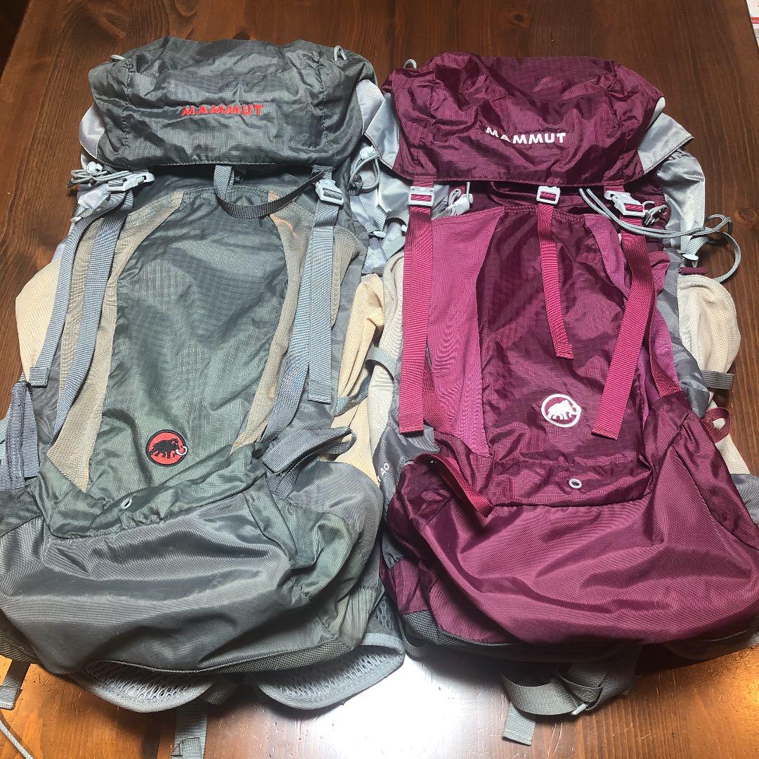 MAMMUT マムート バックパック リュック 45&40 2個セット 最大80%オフ!