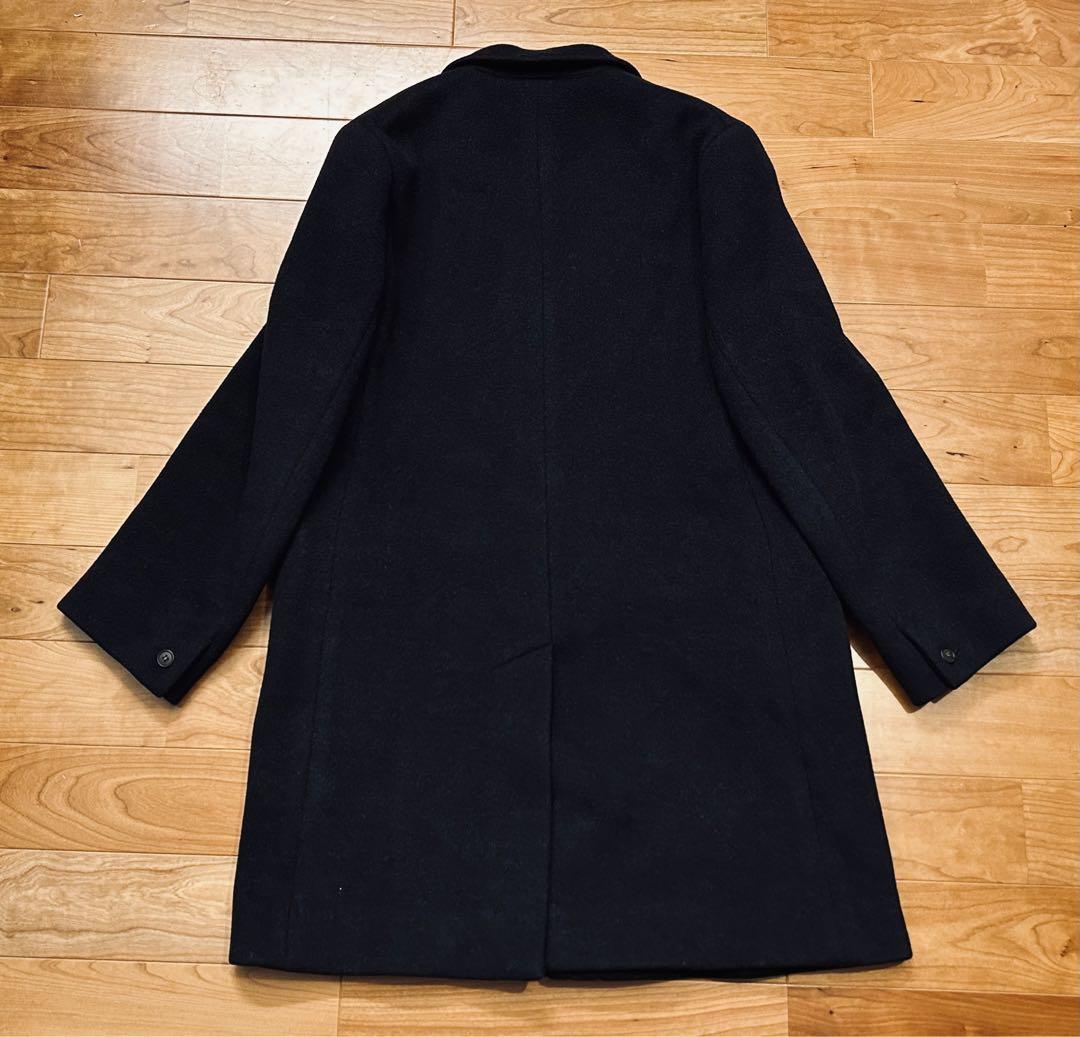 フランス製　APC　アーペーセー　チェスターコート　ネイビー　紺色　M