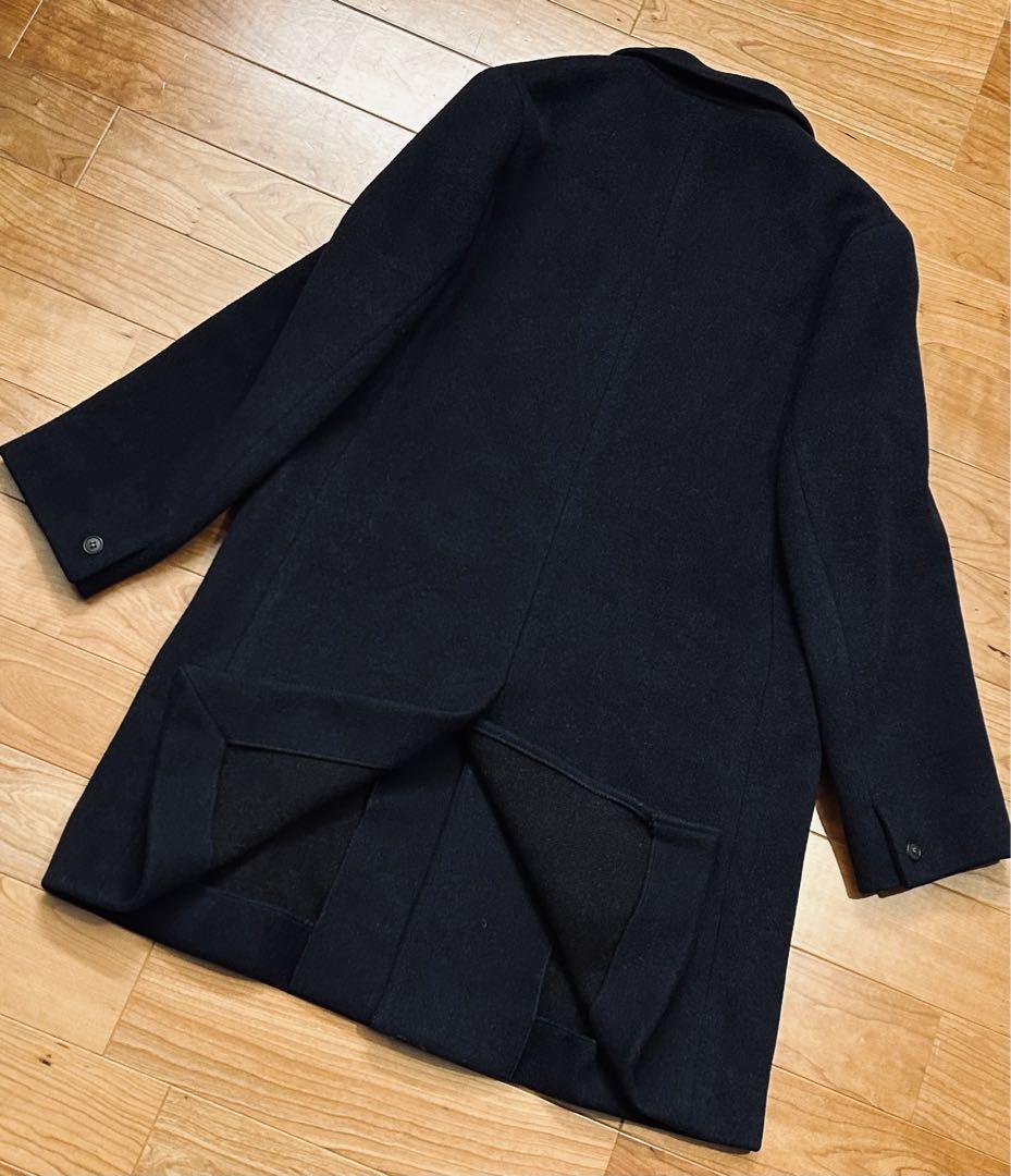フランス製　APC　アーペーセー　チェスターコート　ネイビー　紺色　M