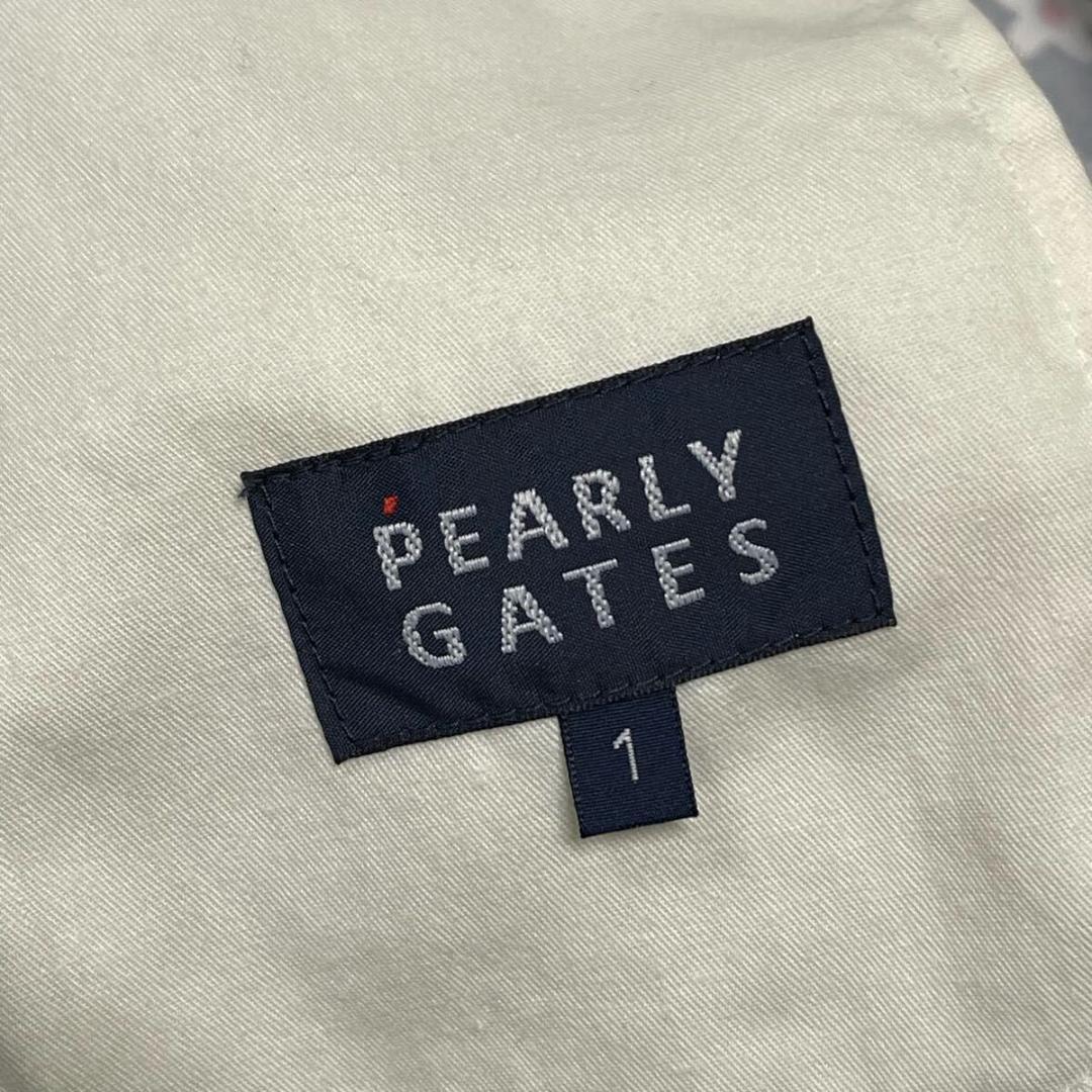 美品 PEARLY GATES GOLF 花柄 フラワー柄 ハーフパンツ