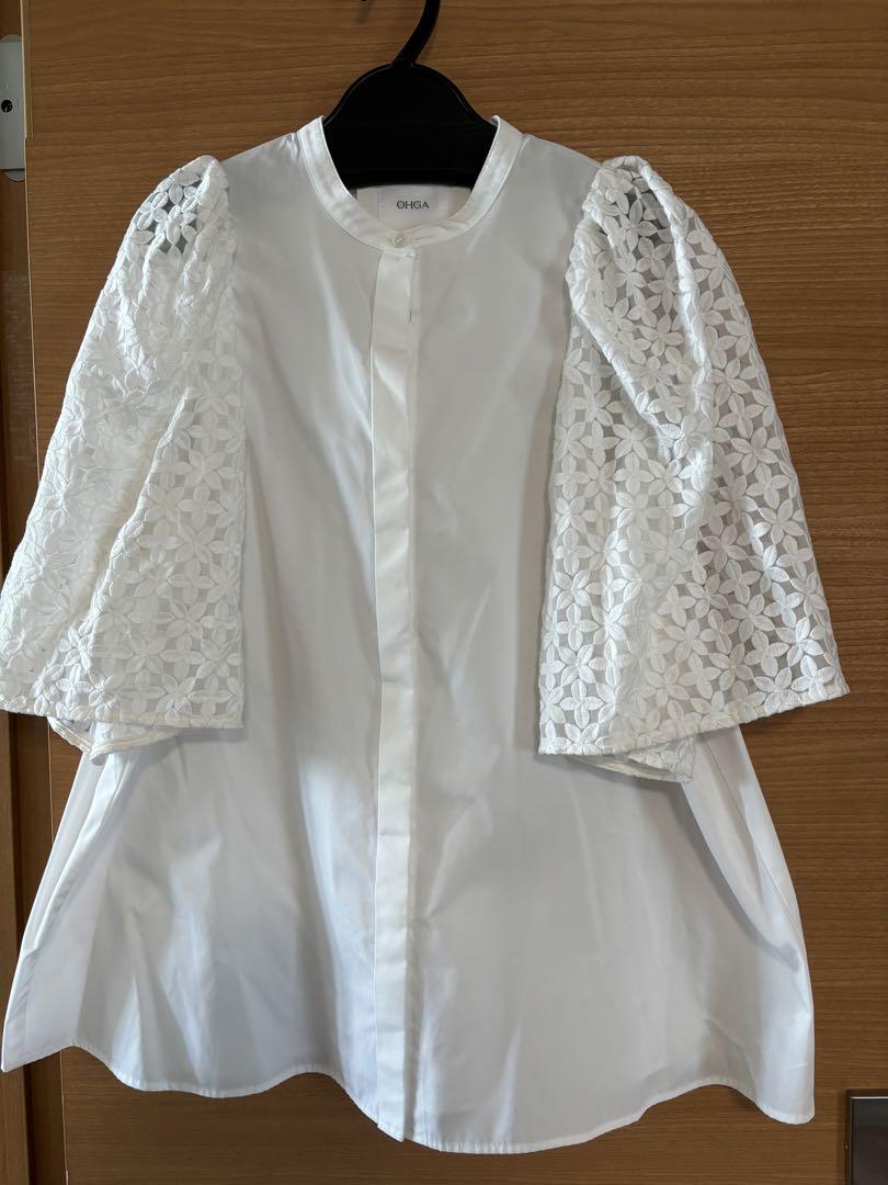 OHGA LACE FLOWER レースフラワー ホワイト 新品