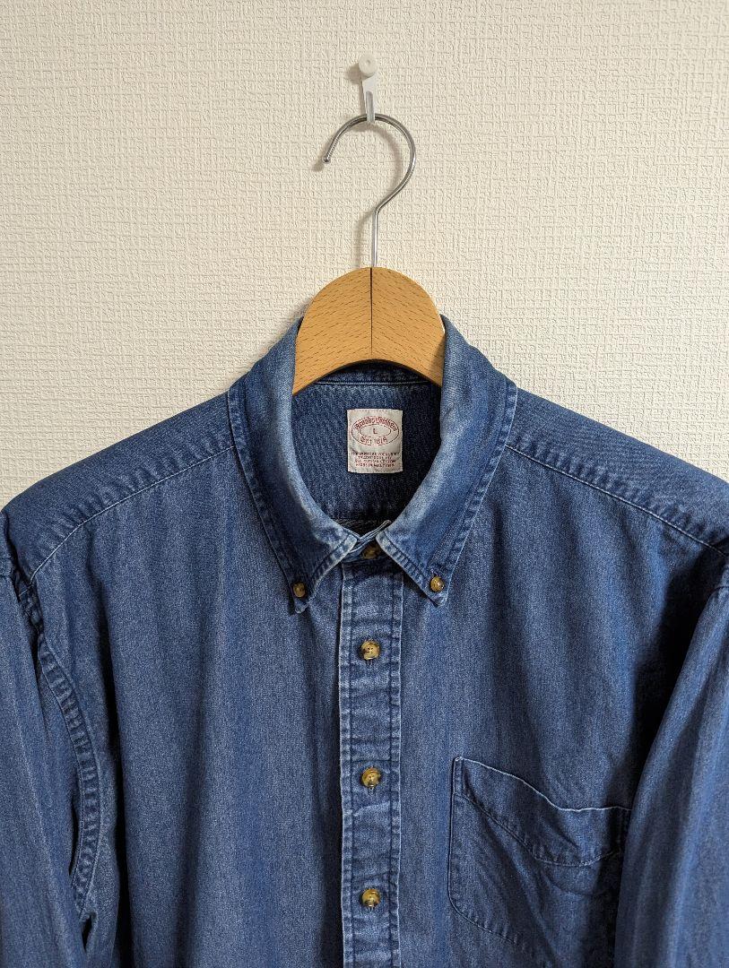 ブルックスブラザーズ　シャツ　デニム　TRADITIONAL FIT　長袖　BD
