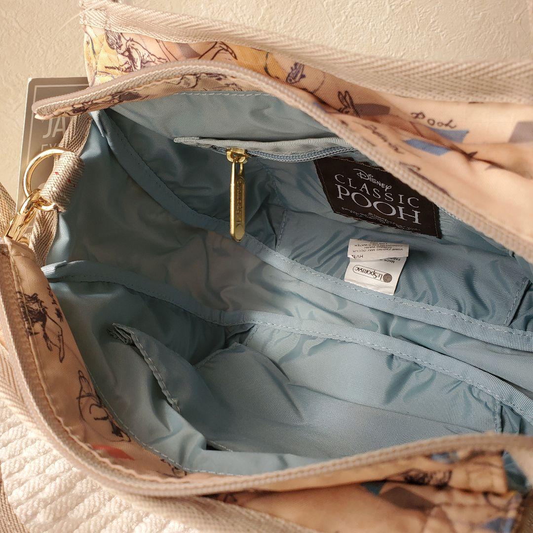 LeSportsac　レスポートサック　プーさん　コラボ　バッグ　クラシック