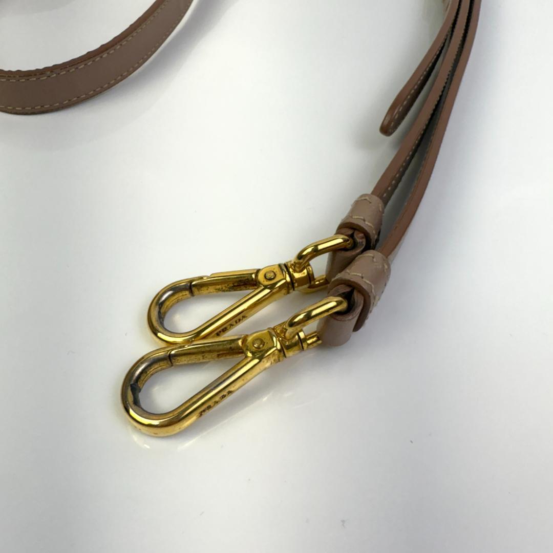 美品✨プラダ ガレリア サフィアーノ 2way トートバッグ ピンク