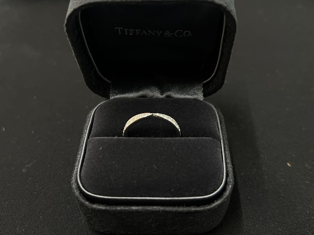 Tiffany & Co. Pt950 ハーモニーリング　10号