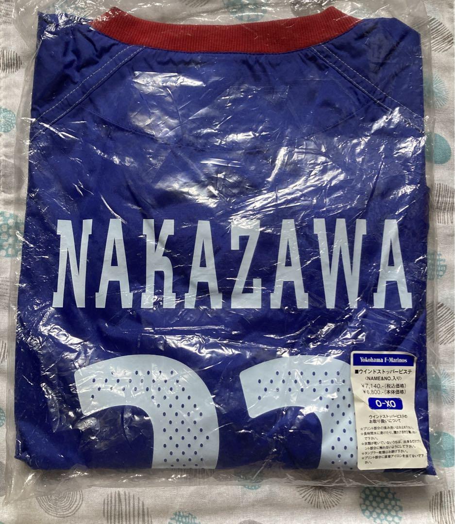 横浜Fマリノス　ウインドストッパーピステ　ブルー　#22中澤佑二　OーOXサイズ