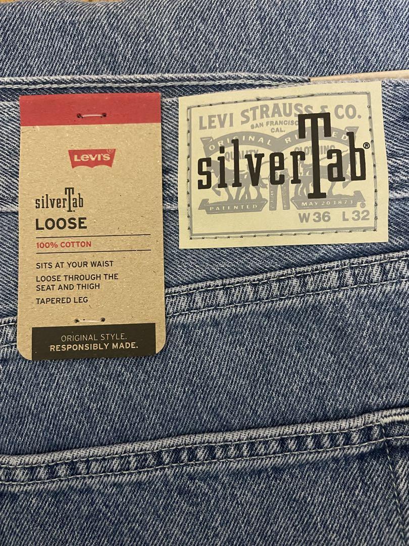 シルバータブLevi's silverTab LOOSE W36 L32 USA製 size：W36 L32【 silverTab 