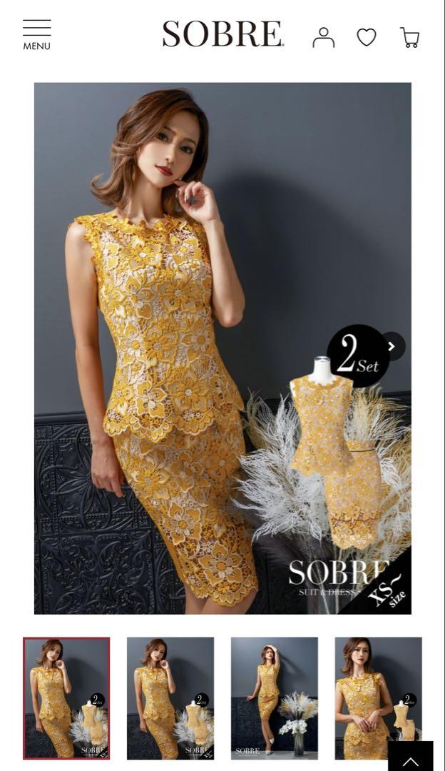 SOBLE キャバセットアップドレス