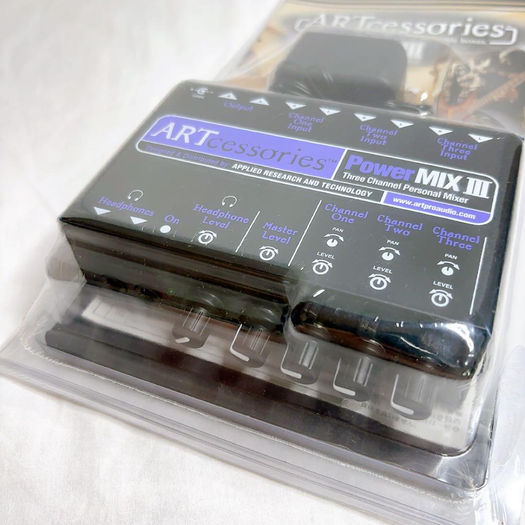 【極美品】ART PowerMIX III 3chパーソナルステレオミキサー
