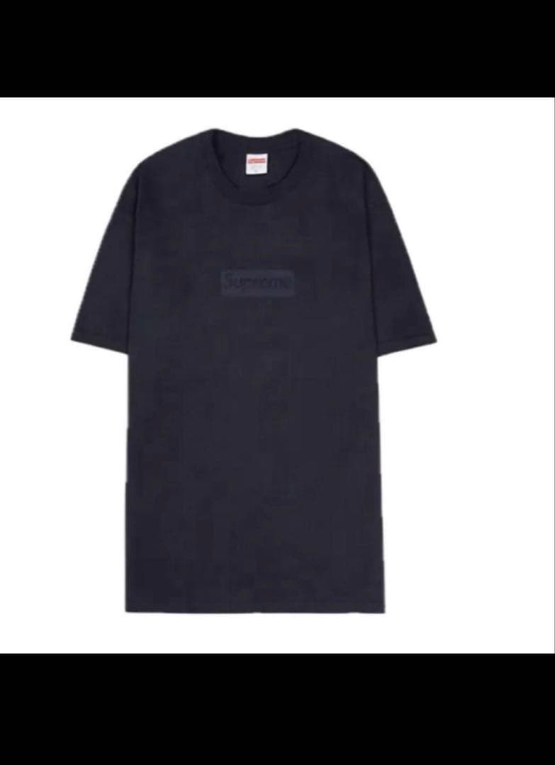 Supreme Tonal Box Logo Tee サイズ S美品　ネイビー