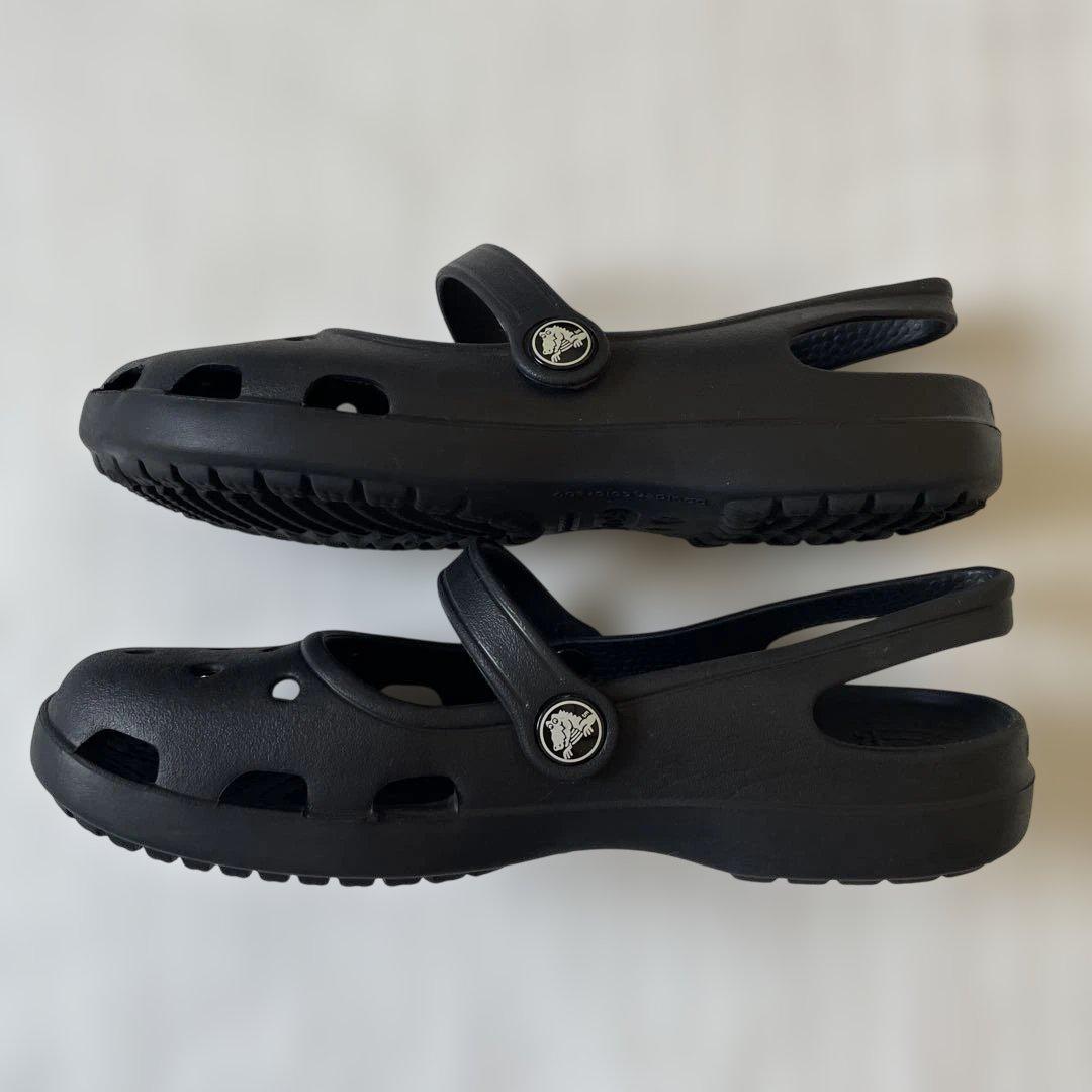 crocs クロックス メリージェーン サンダル シャイナ W7 廃盤品
