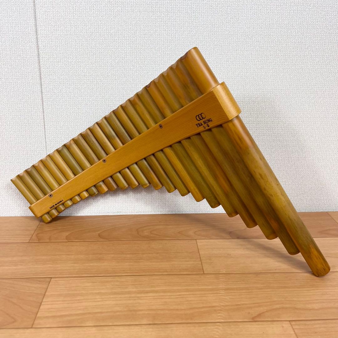 【美品】YEA SUNG S-Ⅲ 22音 竹製 パンフルート 専用ケース付き 【美品】YEA SUNG S-Ⅲ 22音 竹製 パンフルート 専用ケース付き