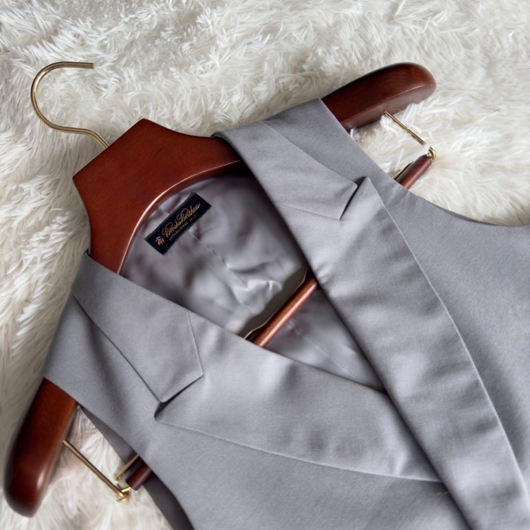 レア✨BROOKS BROTHERS ベスト　ピークドラペル　ダブルブレスト p14020213-b.jpg