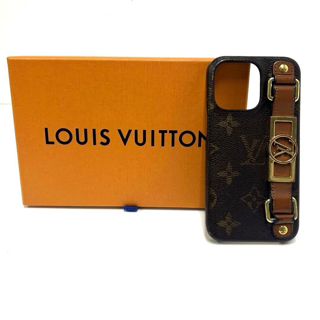 ルイヴィトン iPhone13Pro ケース モノグラム 革 ブラウンLOUIS VUITTON