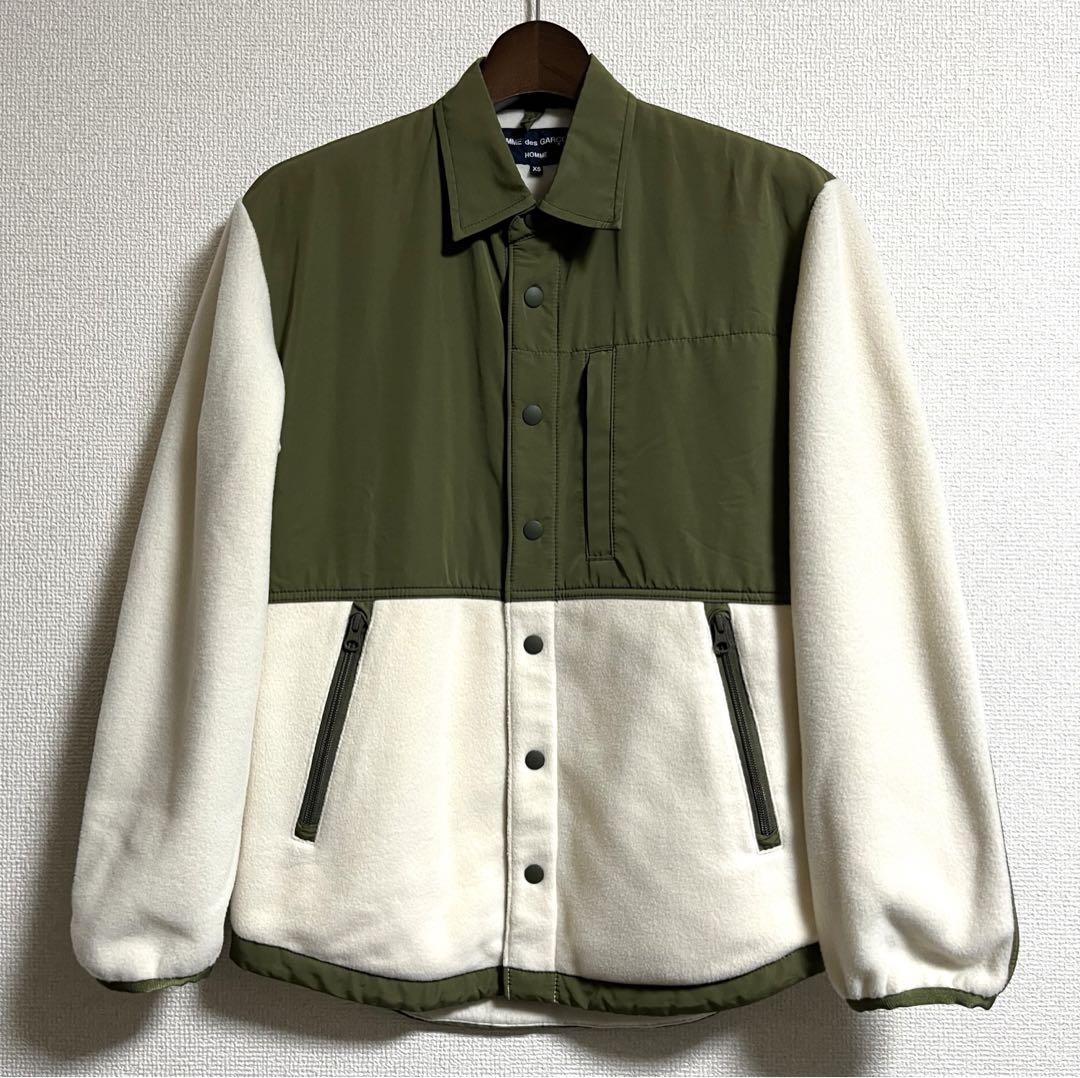 COMME des GARCONS HOMME 切り替え　フリースジャケット