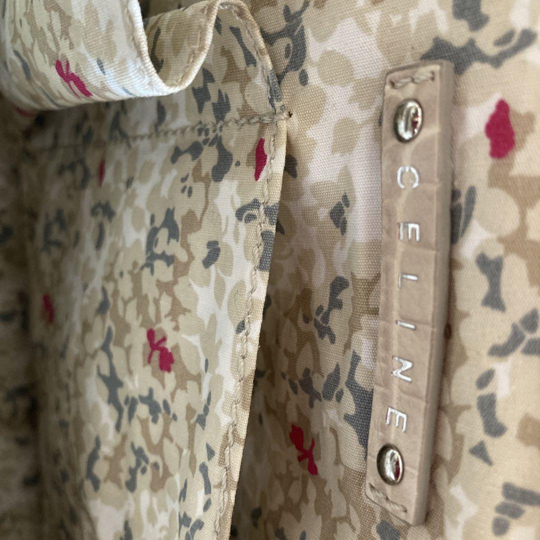 CELINE オールドセリーヌ レア品! デニムトリオンフ刺繍 ブギーバッグ