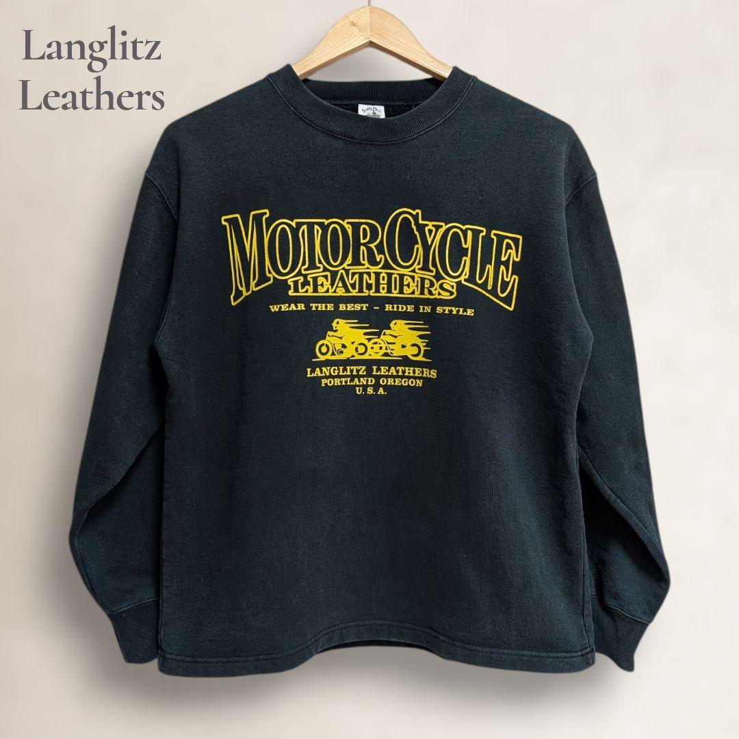 ラングリッツレザー Langlitz Leathers スウェットM Langlitz Leathers