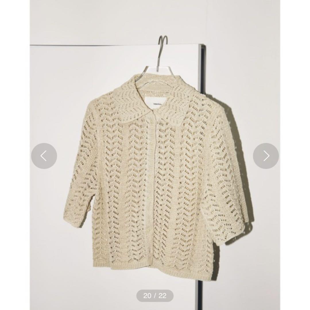 トップス lace knit shirt TODAYFUL