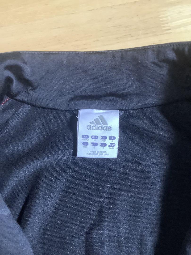 ACミラン adidas ジャージ 黒/赤